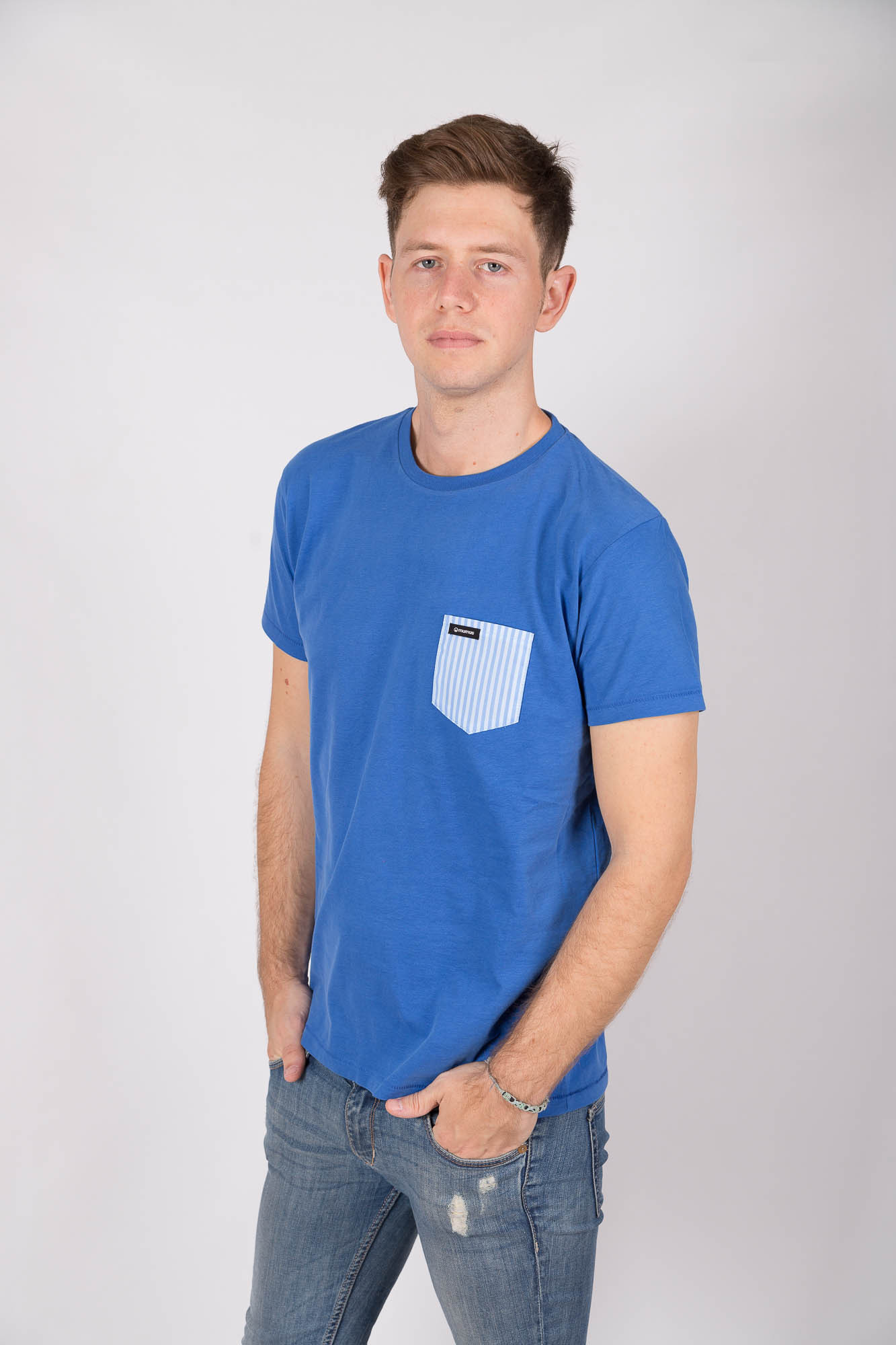 Camiseta Azul Cobalto Delineante